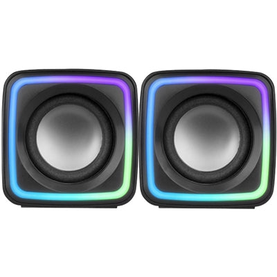 Altavoces Mars Gaming MSCube Premium 8W con Iluminación RGB