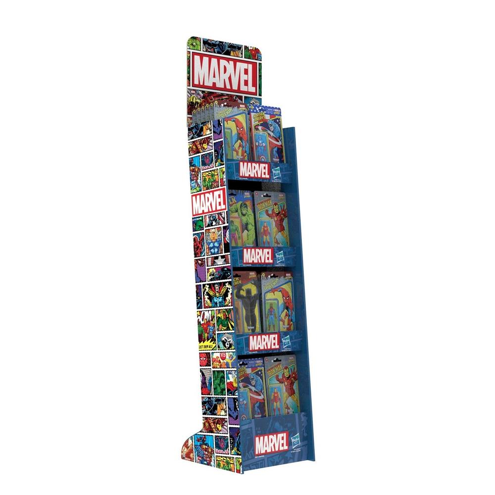 Expositor Exclusivo Hasbro Marvel Retro - 48 Figuras en 5 Modelos