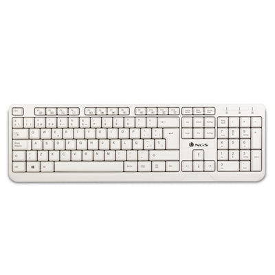 Teclado USB NGS Spike - Silencioso, Resistente y Ergonomía Mejorada