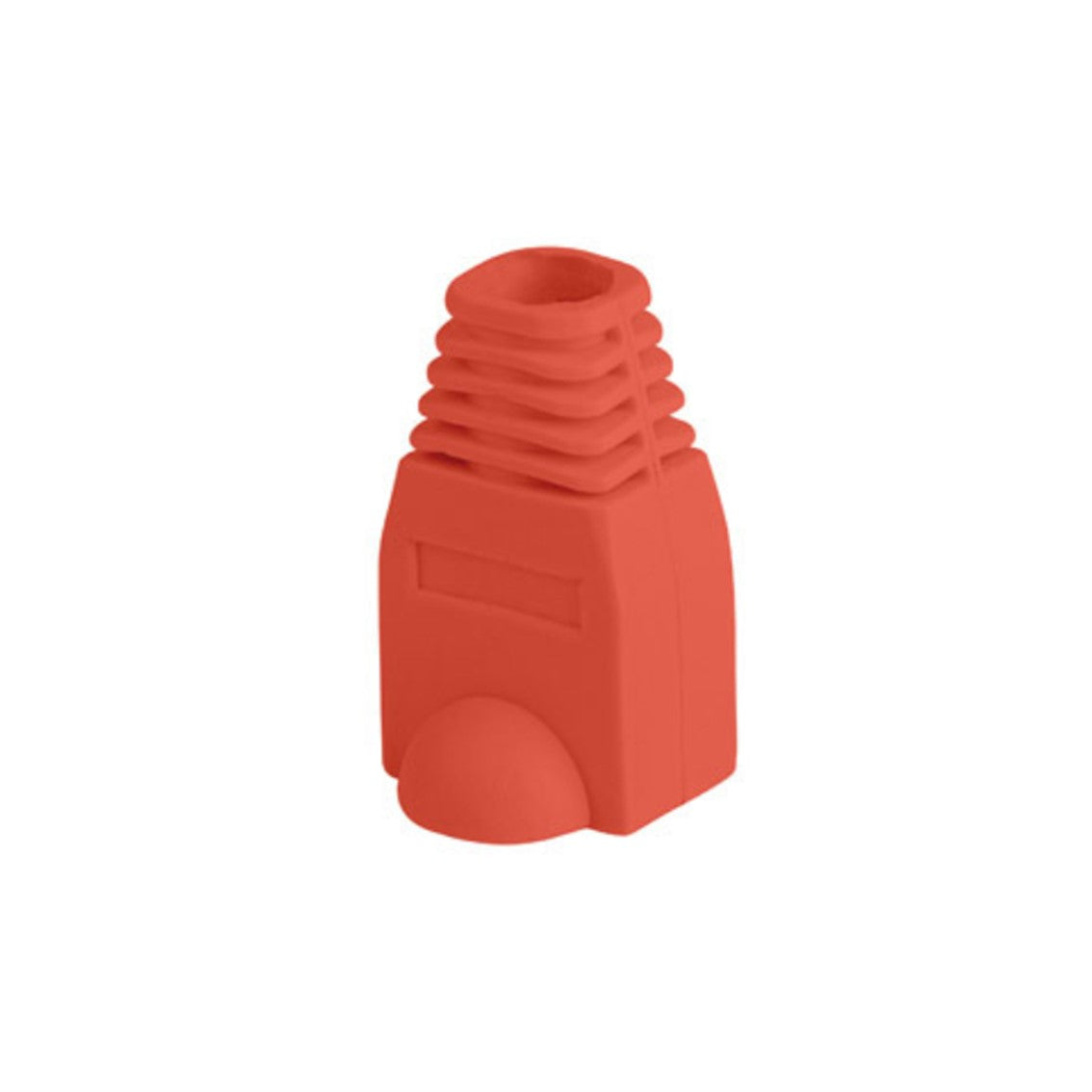 Funda protectora Lanberg PLB-1000-R para conector RJ45, pack de 100 unidades, rojo