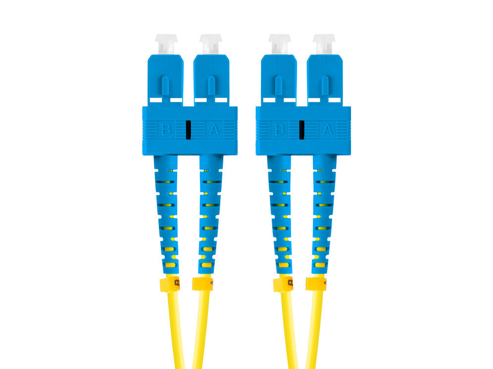 Latiguillo fibra 5m lanberg mono sc - upc - sc - upc duplex g657a1 lszh amarillo
