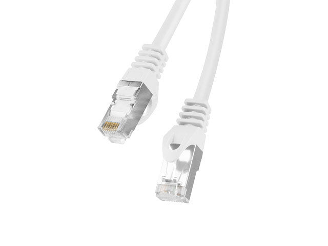 Cable Lanberg Cat6 FTP 0,5m Blanco - Conectores RJ-45
