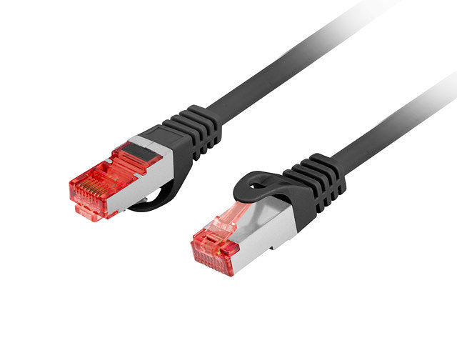 Latiguillo RJ45 Lanberg Cat.6 FTP 0,25m Negro