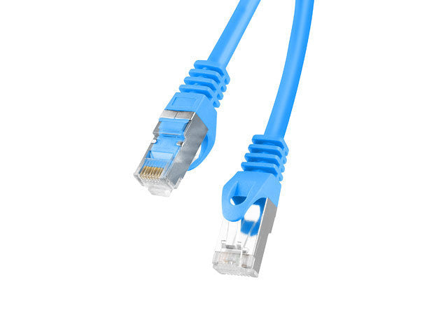Cable Lanberg Cat.6 FTP RJ45 de 1 m - Fluke Passed Azul