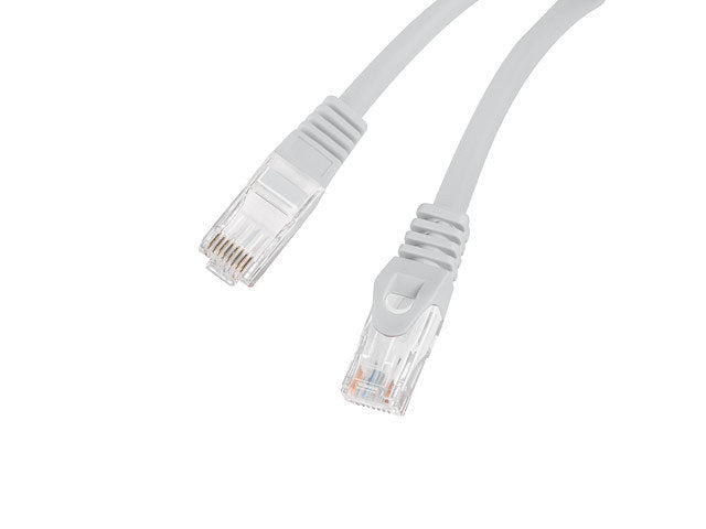 Cable de red Lanberg Cat.6 U/UTP RJ45 3m gris