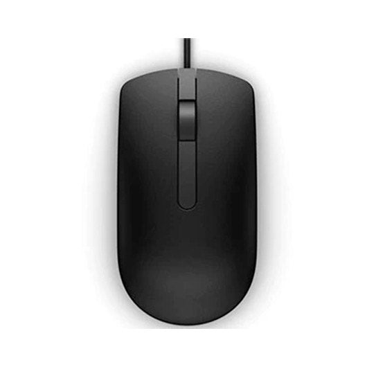 Ratón Óptico Dell MS116 - 3 Botones, 1000 PPP, Ergonomía Ambidiestra