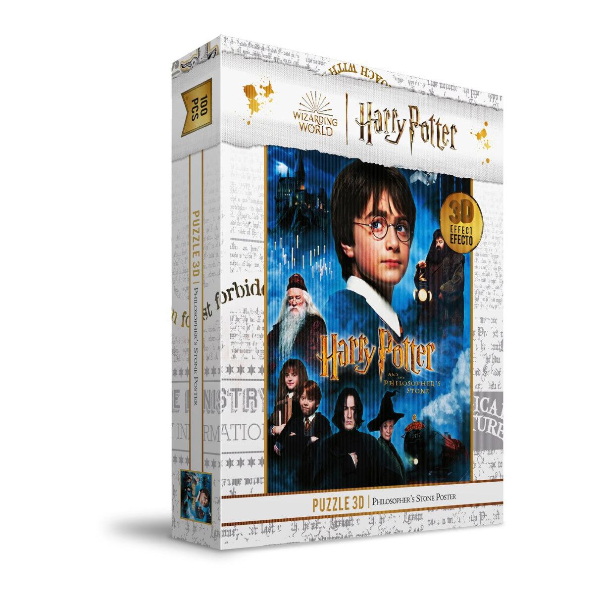 Puzle 100 Piezas 3D: La Piedra Filosofal de Harry Potter