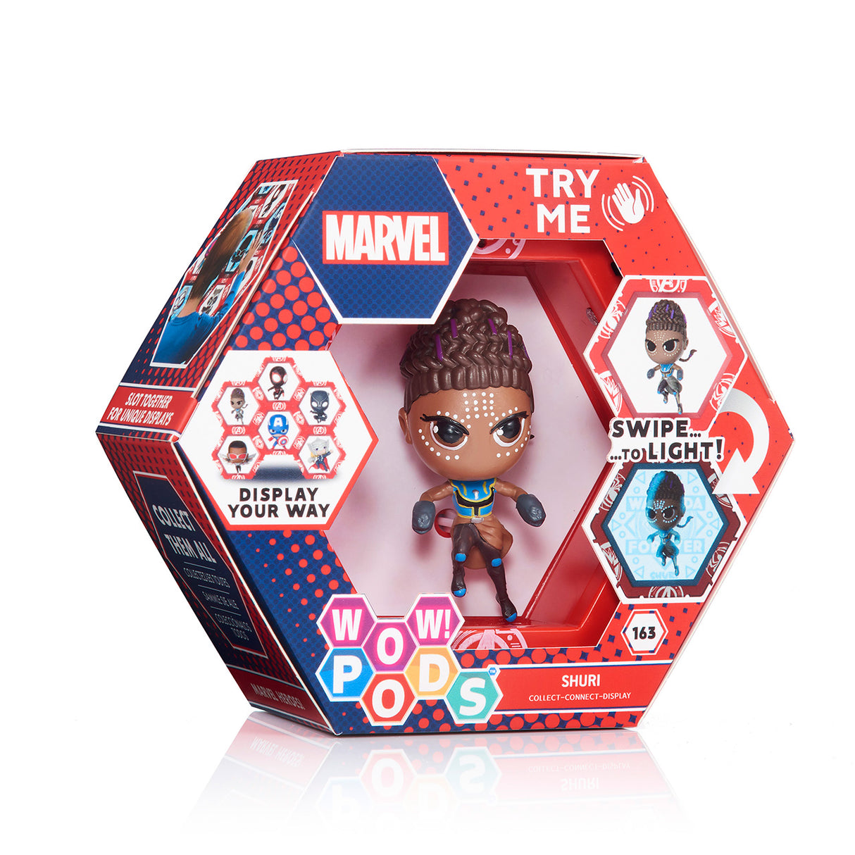 Figura Interactiva Wow! Marvel Shuri con Sensor de Movimiento