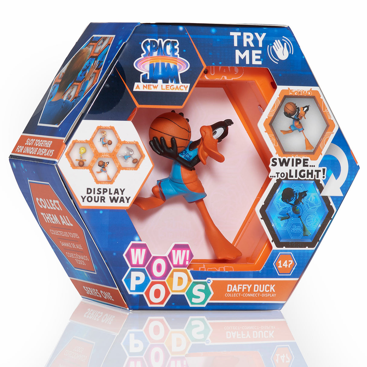 Figura Daffy Duck con Iluminación Interactiva - Space Jam