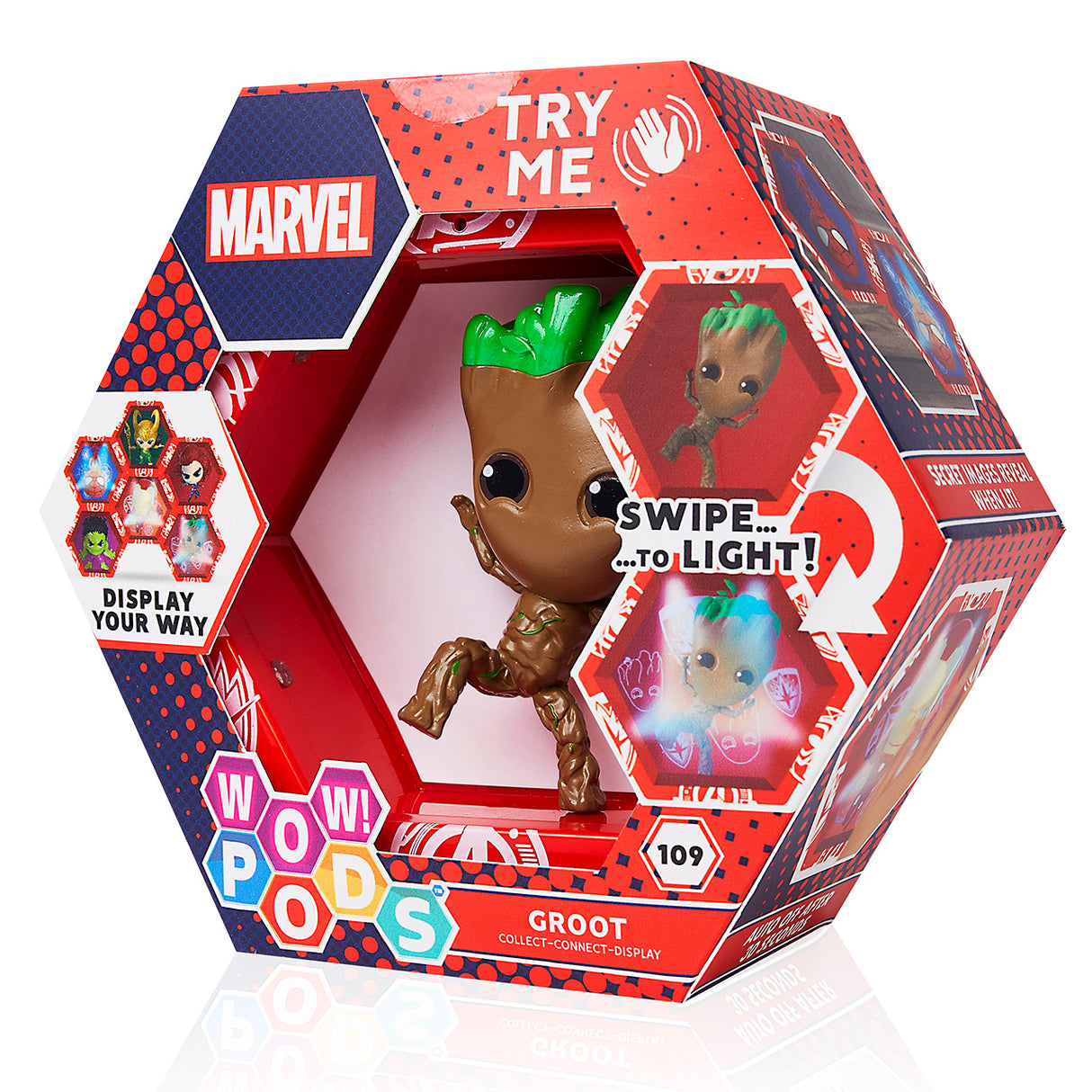 Figura WOW! Pod Groot Interactiva de Marvel