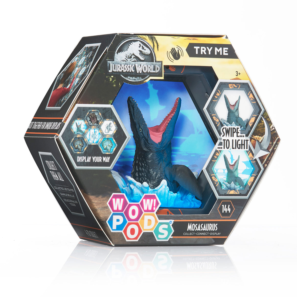 Figura WOW! Pod Mosasaurus Jurásico con Sensor de Movimiento - Jurassic World Dominion