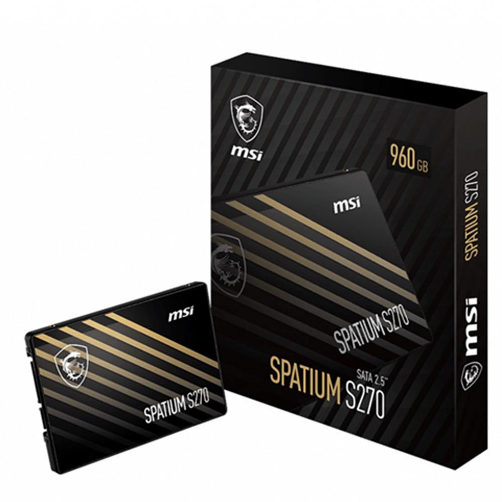 SSD Interno MSI Spatium S270 240GB SATA III 2.5" - Rendimiento Eficiente y Compacto