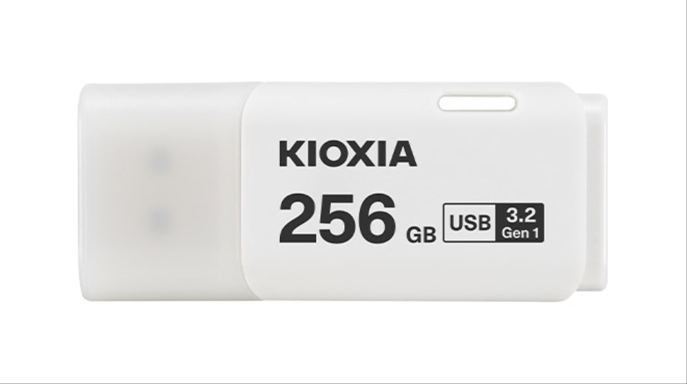 Memoria USB 3.2 Kioxia U301 de 256GB Blanca
