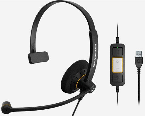 Auriculares EPOS Sennheiser SC 30 USB ML con cancelación de ruido - Diadema Monoaural