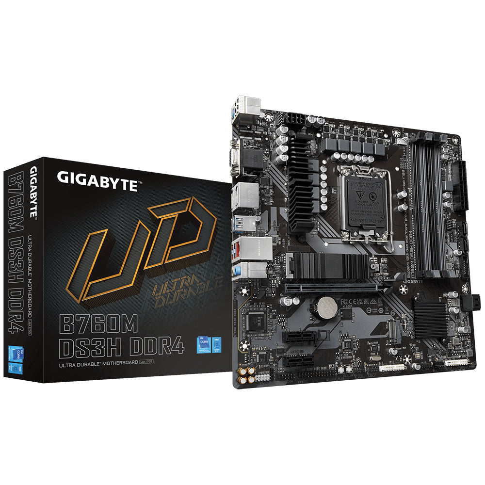 Placa Base Gigabyte B760M DS3H DDR4 ATX LGA 1700 - Máximo Rendimiento y Versatilidad