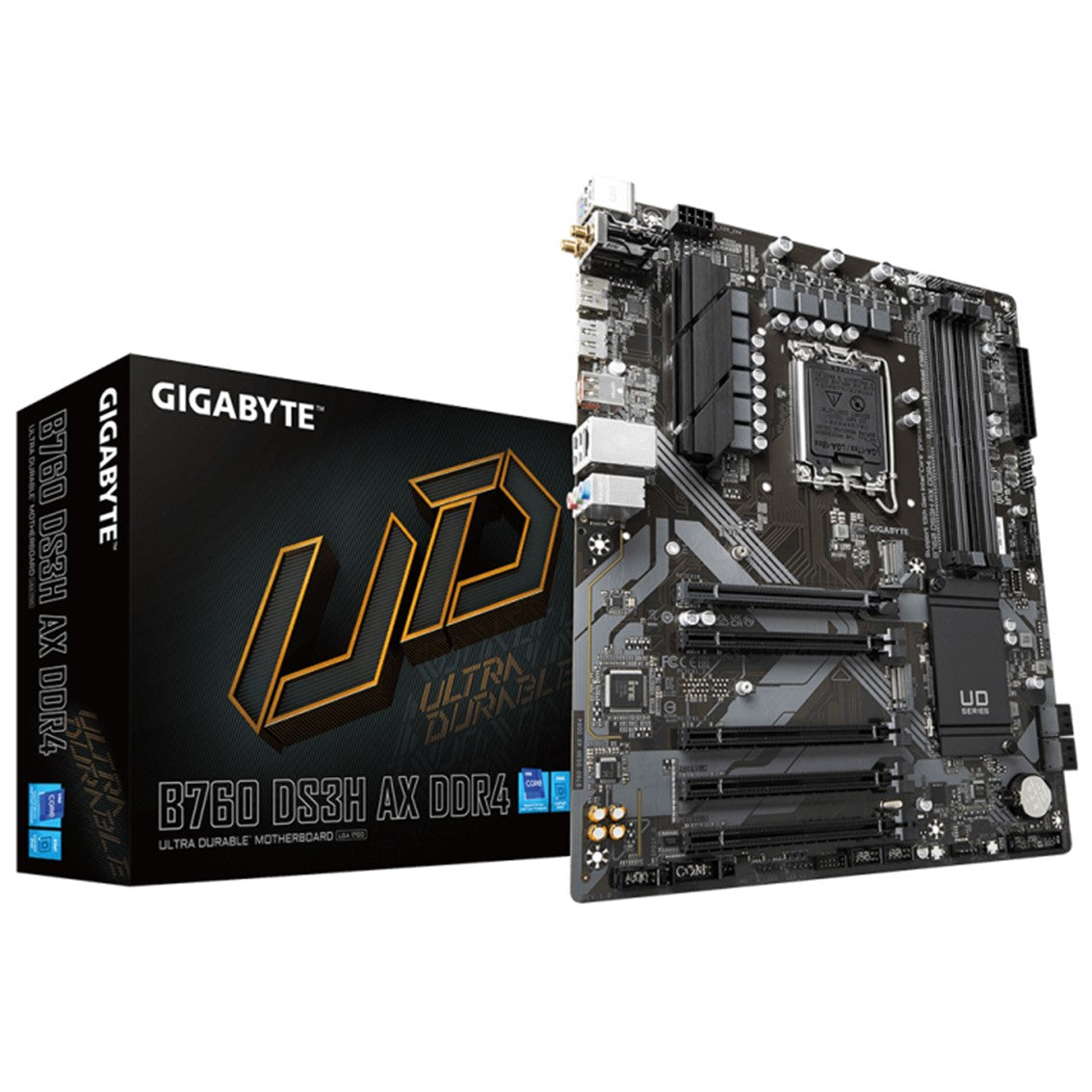 Placa Base Gigabyte B760 DS3H AX ATX LGA 1700 - Potente y Versátil para Entusiastas
