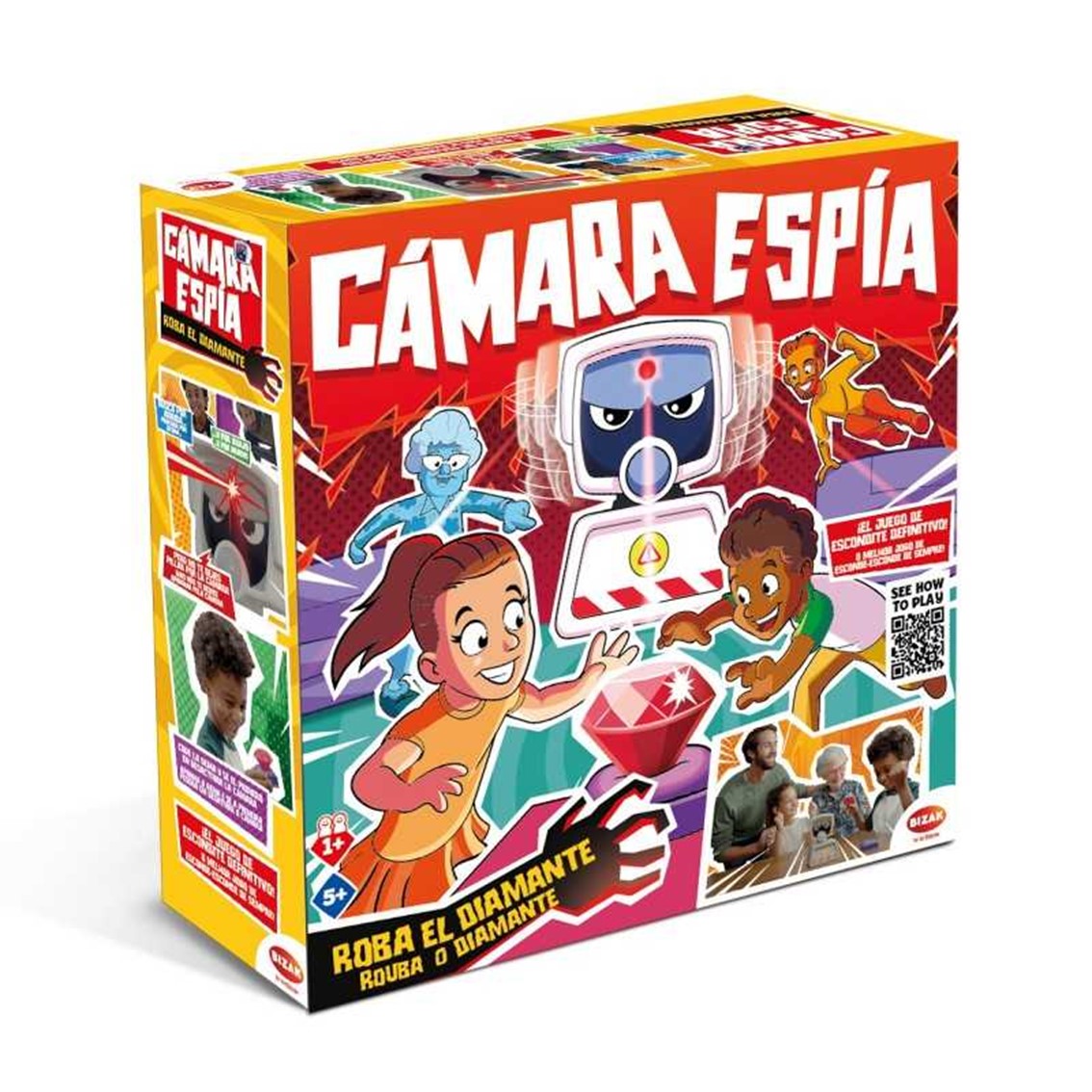 Juego de Mesa Cámara Espía: Atrapa el Diamante Sin Ser Detectado