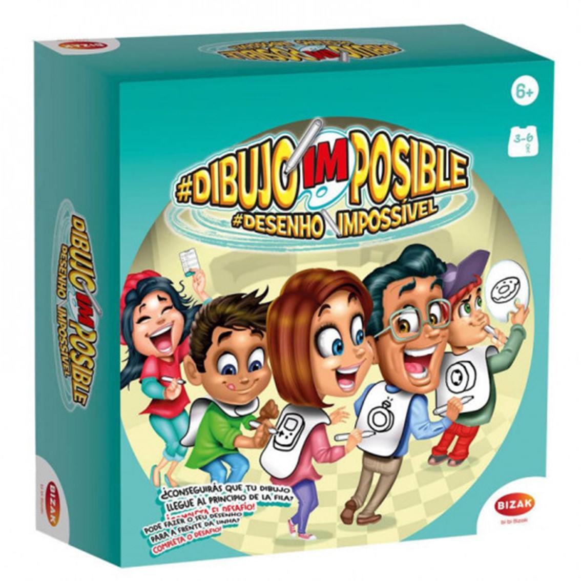 Juego Dibujo Imposible - Adivina Qué Pinto (+6 años)