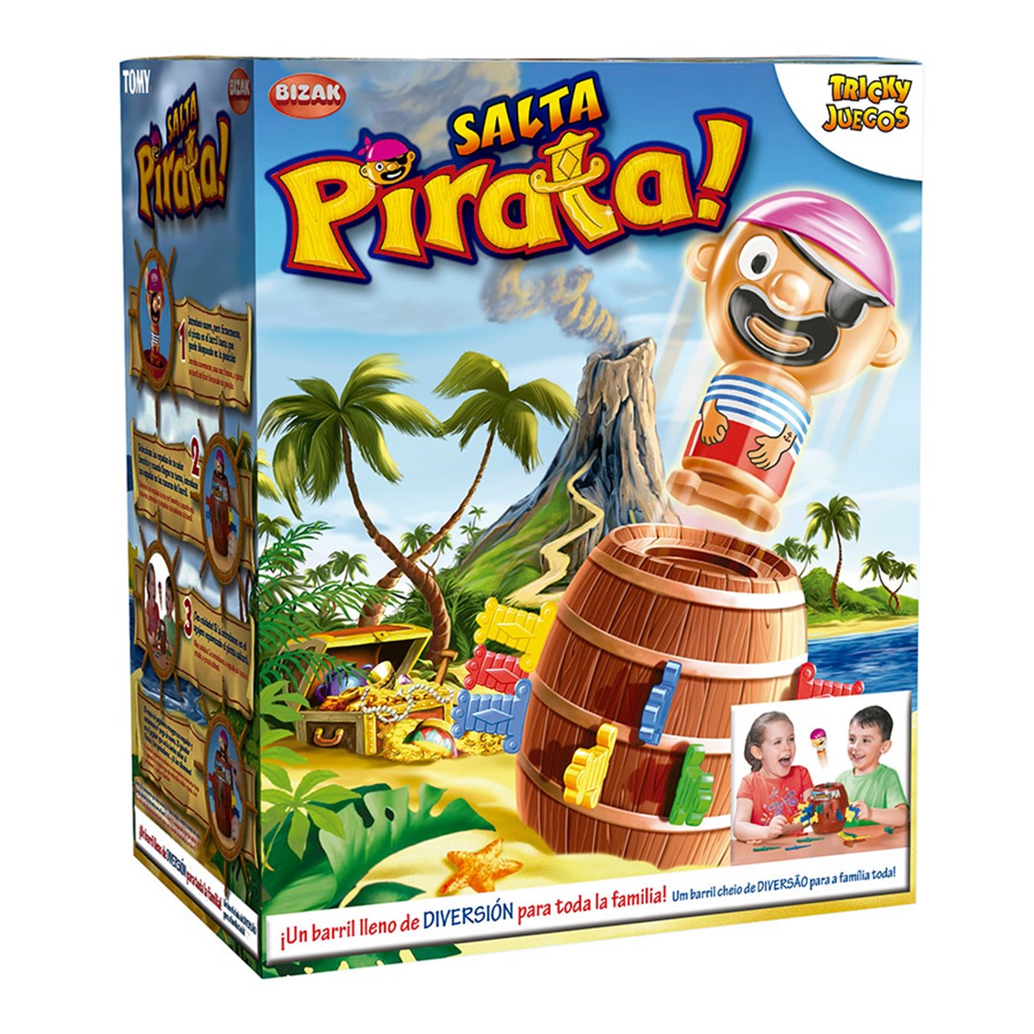 Tricky Salta Pirata: ¡Diversión y Suspenso para hasta 4 Jugadores!