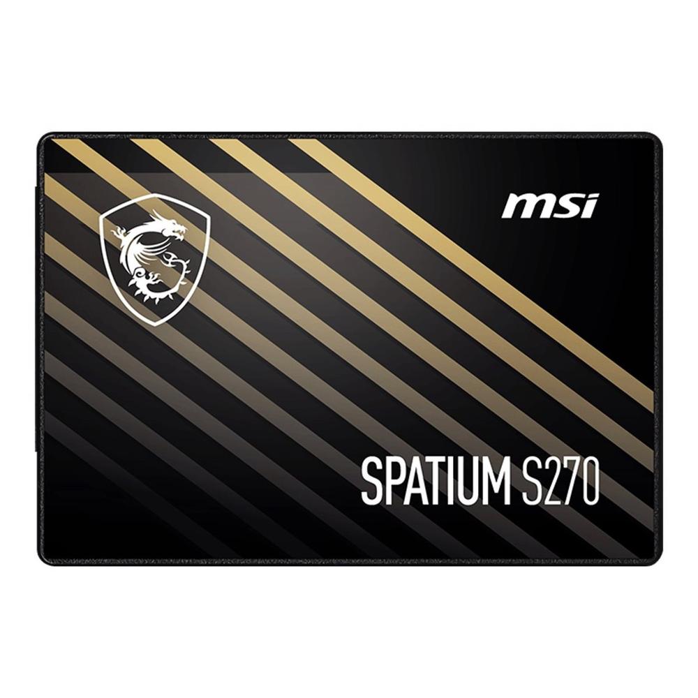 MSI Spatium S270 SSD 480GB 2.5" SATA III - Rendimiento y Fiabilidad Optimal