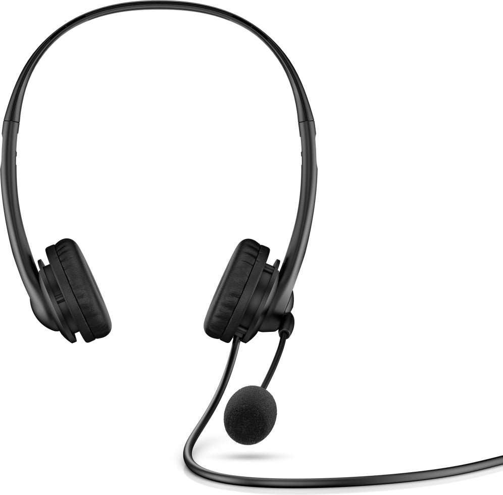 Auriculares HP Wired USB - Headset Estéreo con Micrófono Ajustable