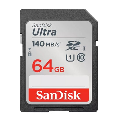 Tarjeta de Memoria SanDisk Ultra SDXC 64GB - Clase 10, 120MB/s, Resistente a Golpes y Agua