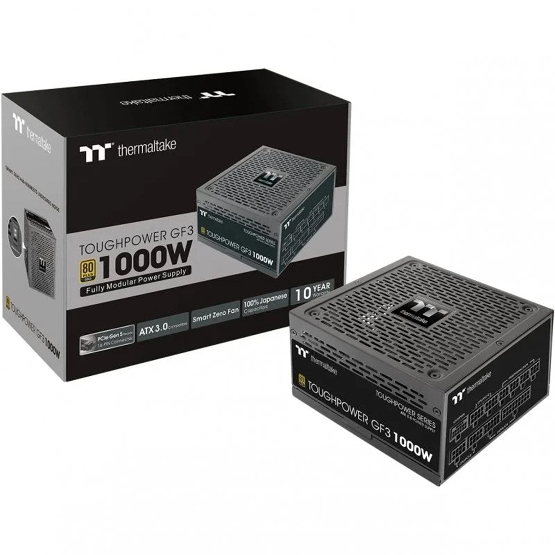 Fuente de Alimentación Thermaltake Toughpower GF3 Gaming ATX 1000W - Eficiencia 80 Plus Gold