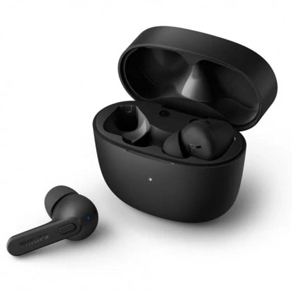 Auriculares Bluetooth Philips TAT2206BK/00 Intrauditivos IPX4 con Estuche de Carga Compacto