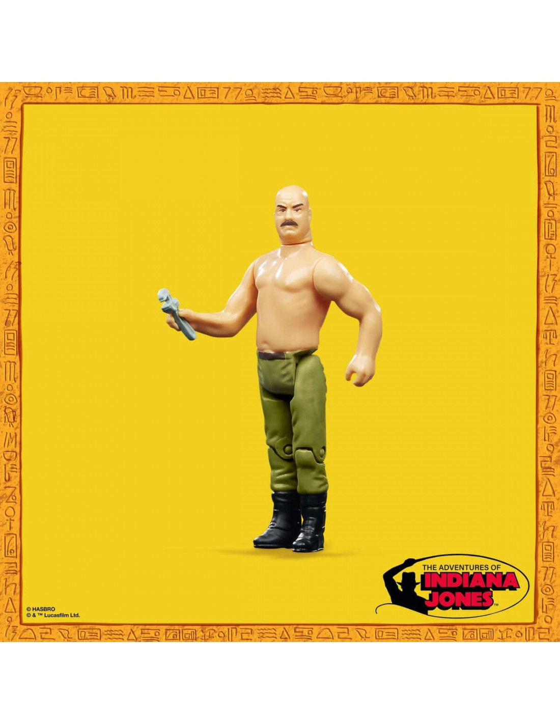 Figura Mecánico Alemán - Colección Retro Indiana Jones de Hasbro