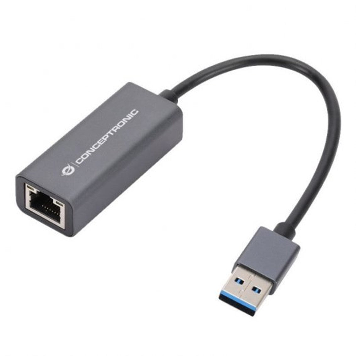 Adaptador USB 3.2 a RJ45 Conceptronic para Conexión Ethernet en Nintendo Switch