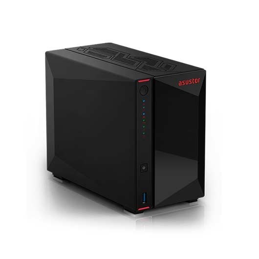 Servidor NAS Asustor AS5402T de 2 Bahías con 4GB RAM y Conectividad 2.5G