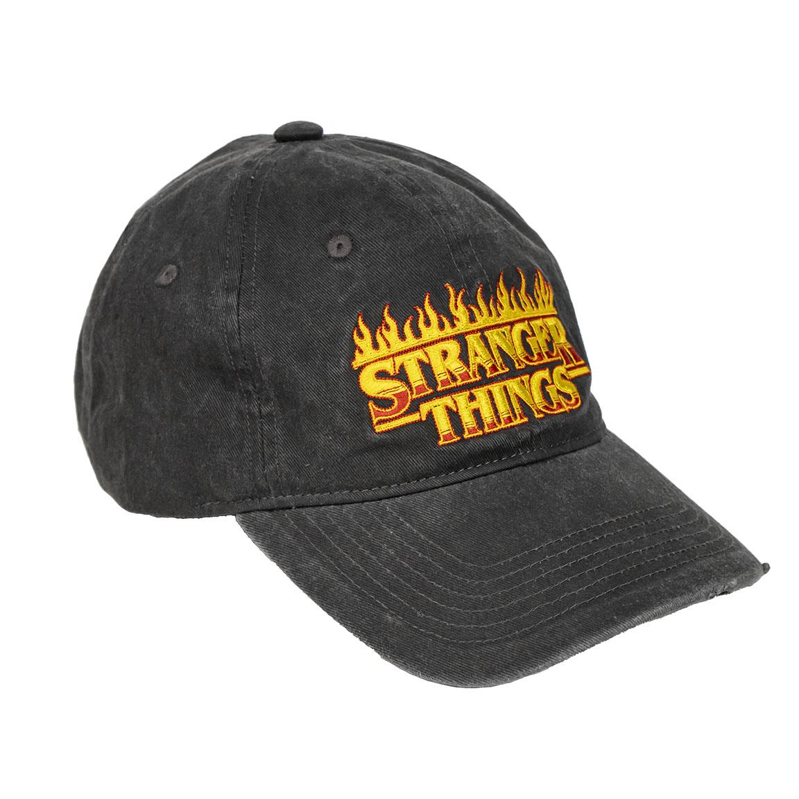 Gorra adulto Stranger Things negra