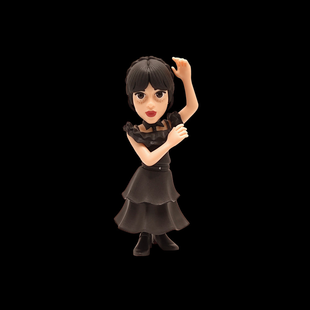 Figura Minix de Miércoles Addams en Vestido de Baile - 12 cm