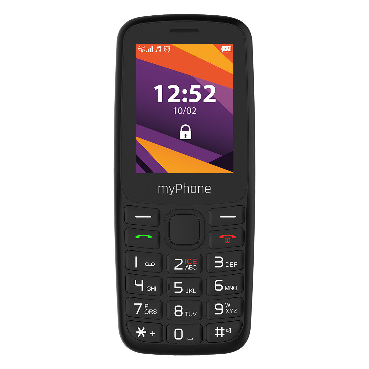 MyPhone 6410 LTE - Teléfono Móvil 4G de 2.4 Pulgadas en Negro