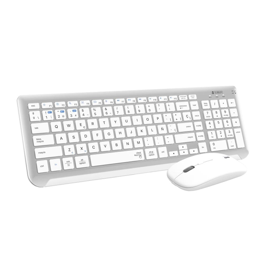 Combo Inalámbrico Subblim: Teclado Compacto y Ratón Ultra-Slim Multidispositivo