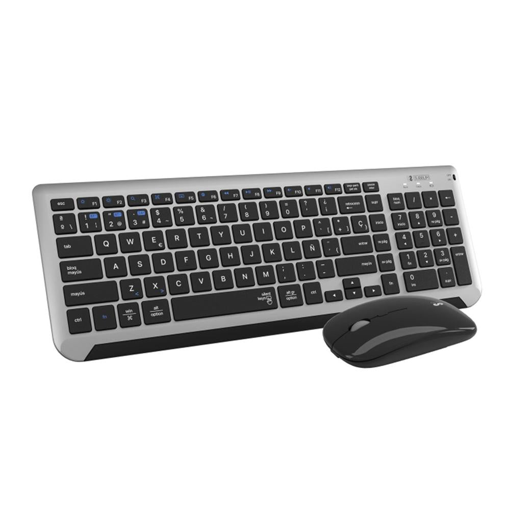 Combo Inalámbrico de Teclado y Ratón Subblim: Compacto, Silencioso y Multidispositivo