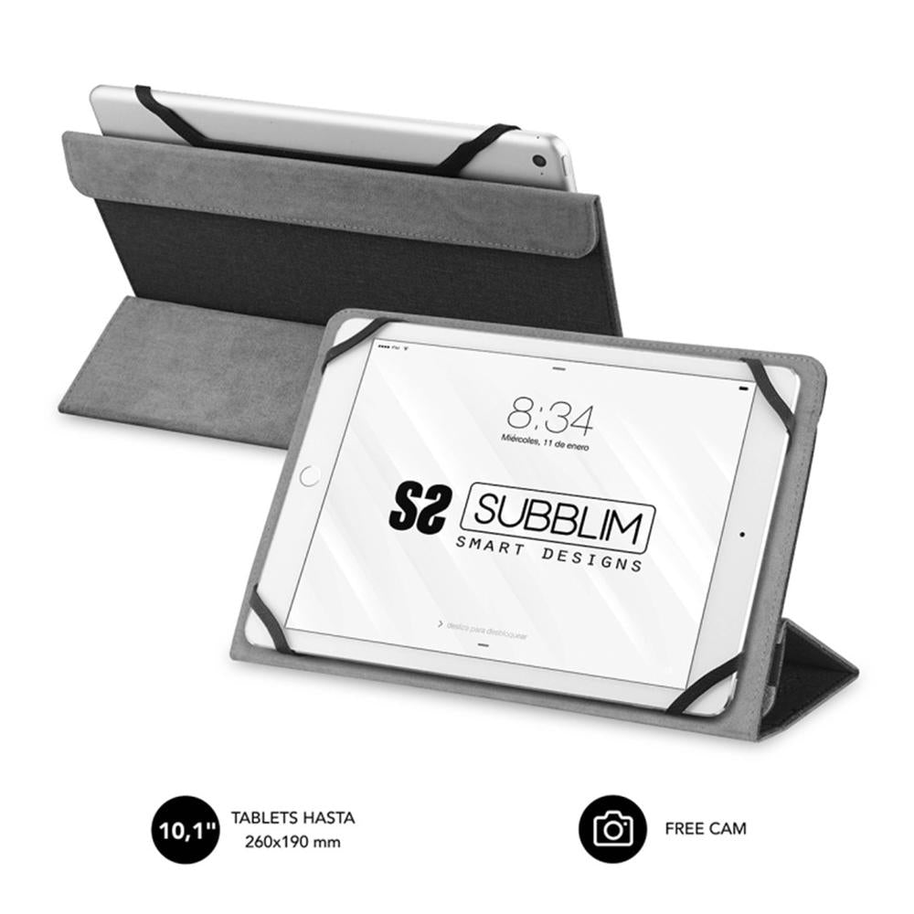 Funda Subblim Freecam para Tablet 10.1" - Negro, Protección y Estilo