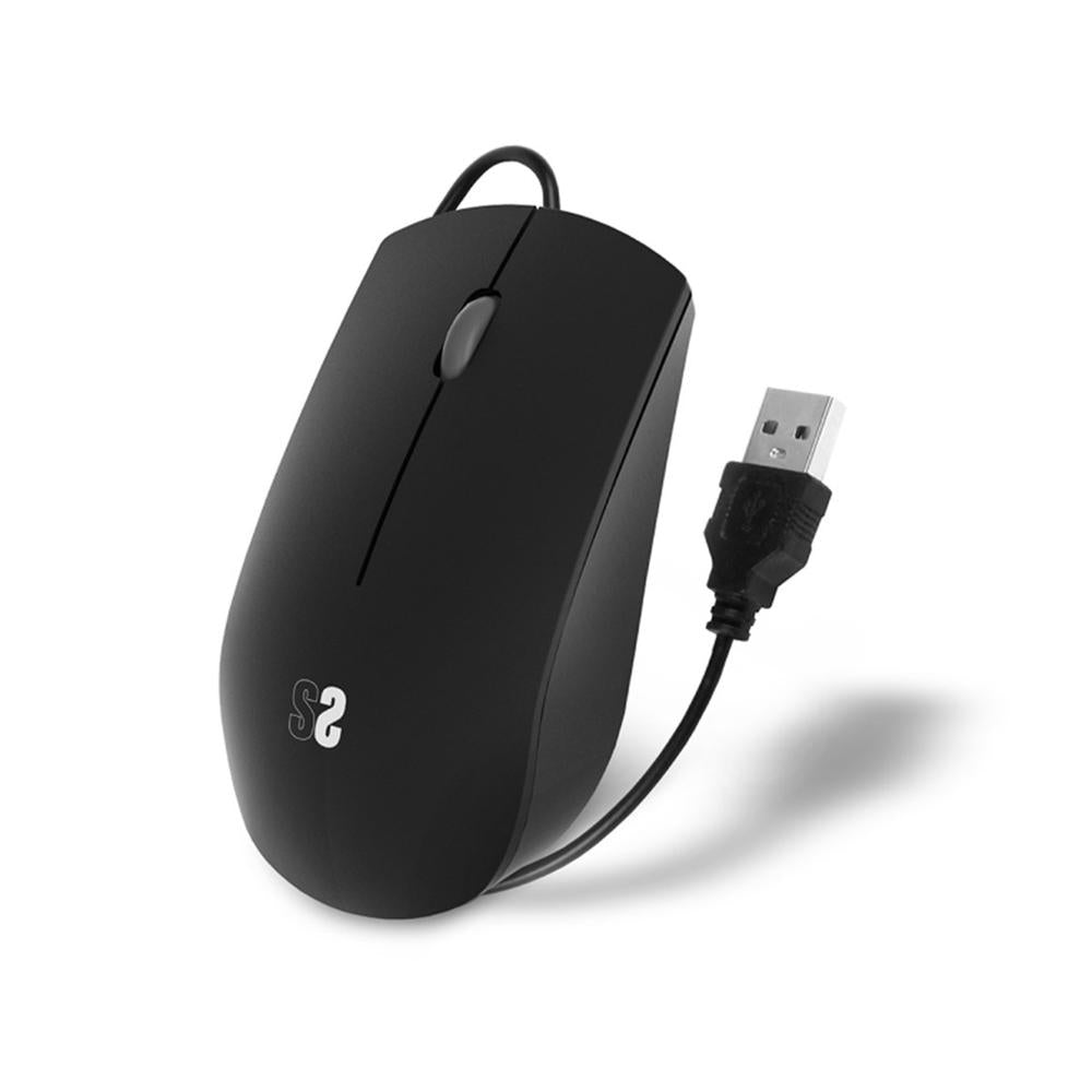 Ratón Óptico Subblim USB Silent Click Negro