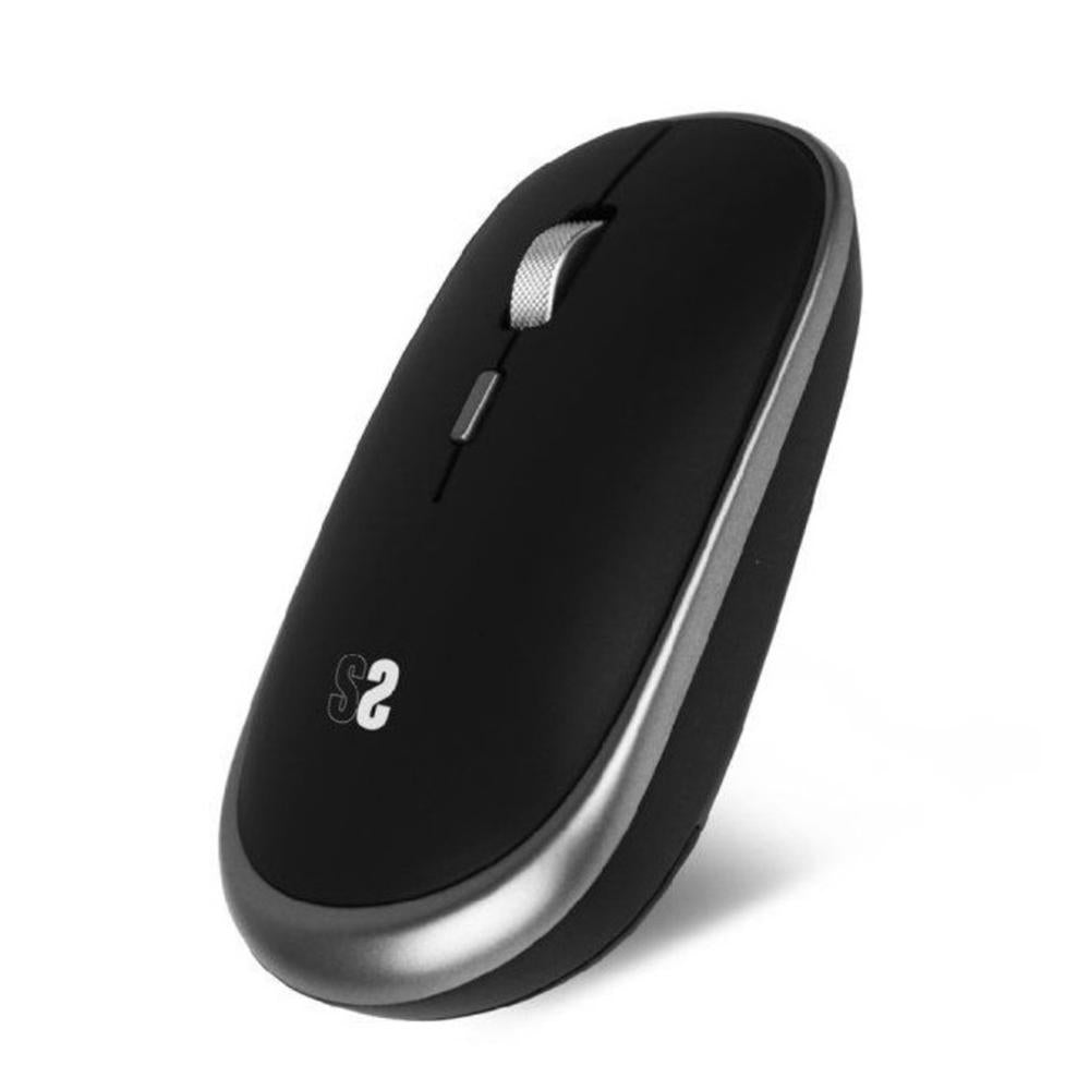 Raton Inalambrico Subblim - Ergonomico y Silencioso en Negro y Gris