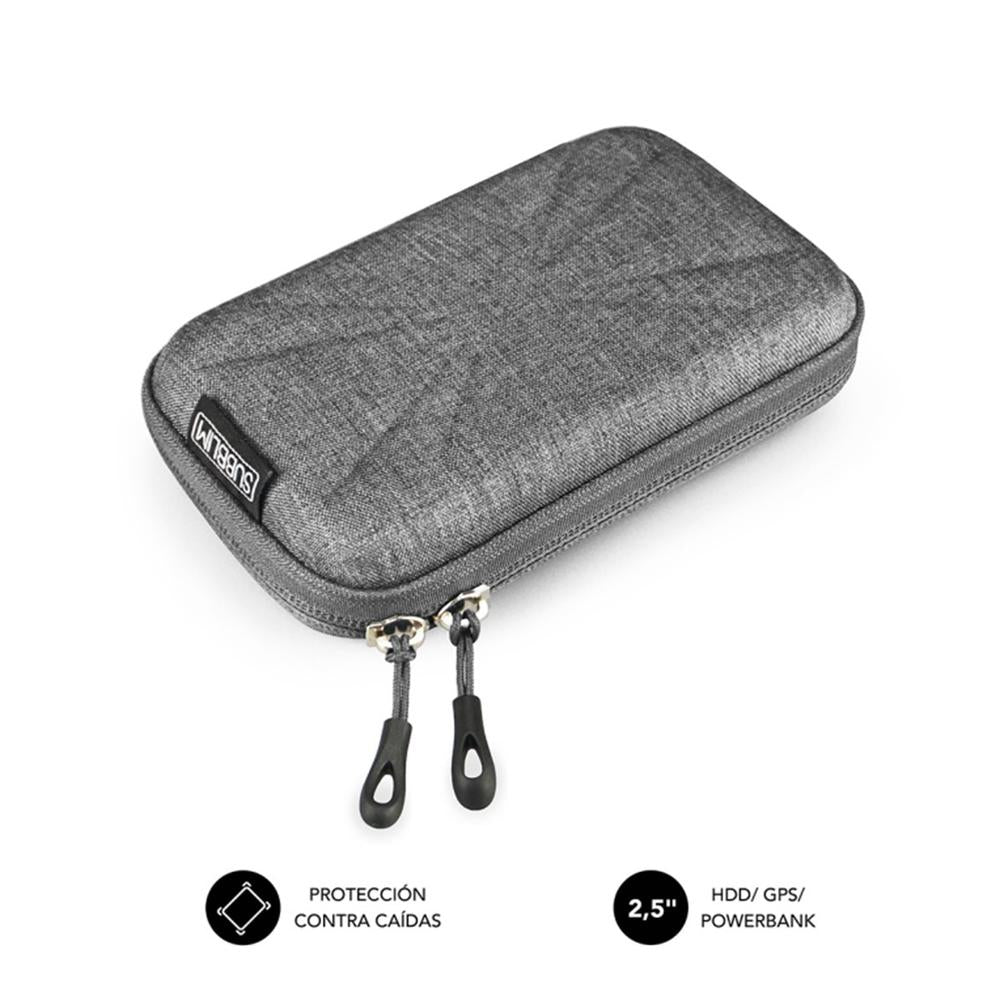 Funda Subblim HDD Business Case para Disco Duro de 2.5 Pulgadas - Gris