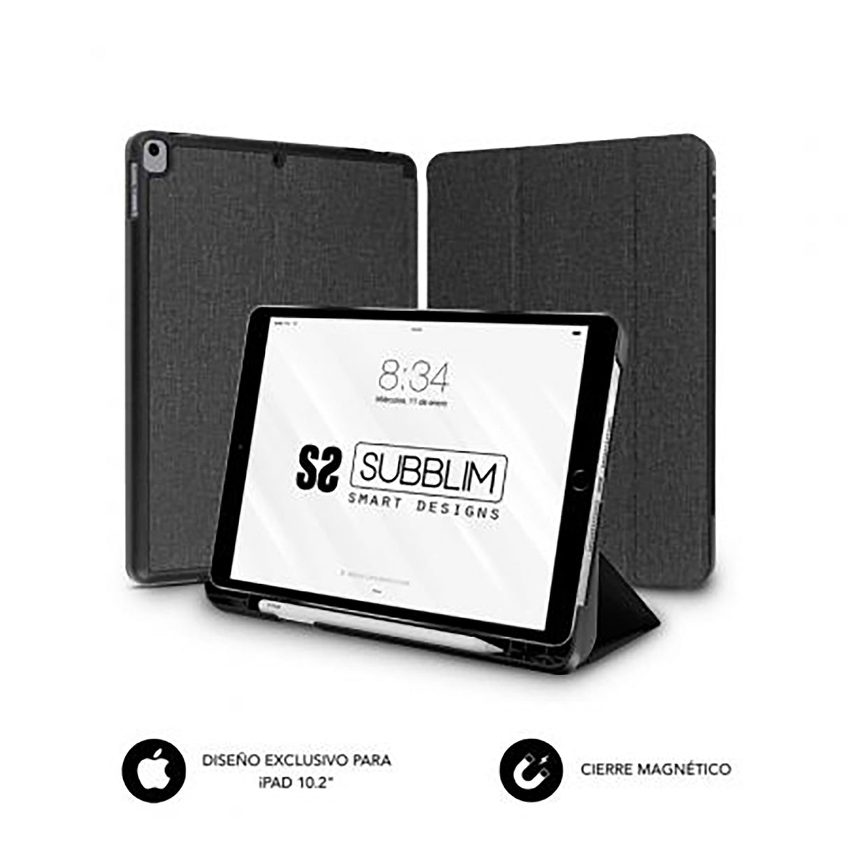 Funda Subblim Shock para iPad 10.2" - Protección Avanzada y Diseño Elegante en Negro