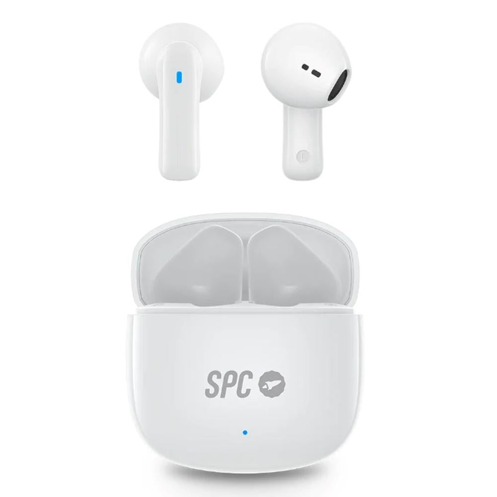 Auriculares SPC Zion 2 BT True Wireless Blanco con Estuche de Carga