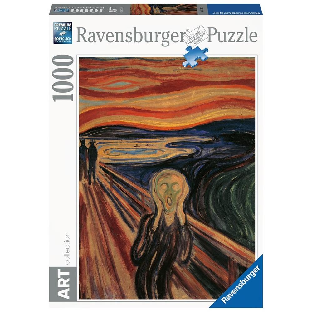 Puzzle Ravensburger Munch: El Grito - 1000 Piezas para Adultos
