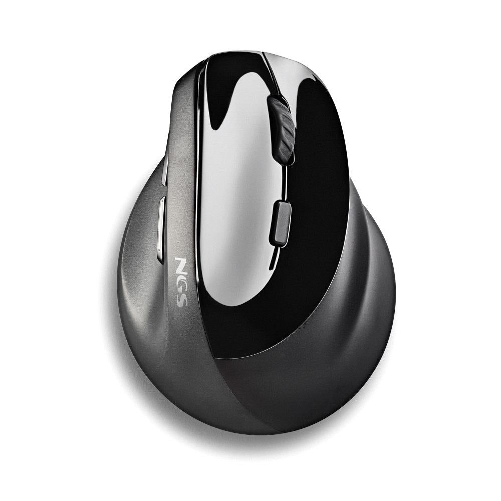 Ratón Inalámbrico NGS Evo Moksha Vertical Ergonómico con Carga USB-C