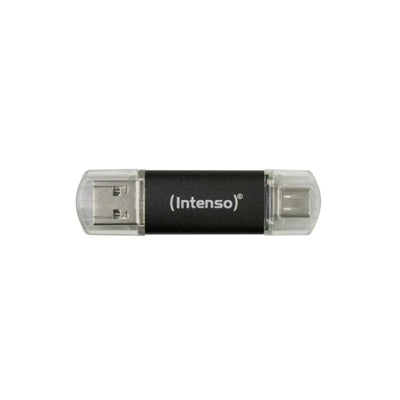 Memoria USB 3.2 Intenso 64GB Twist Line A+C - Alta Velocidad y Diseño Compacto