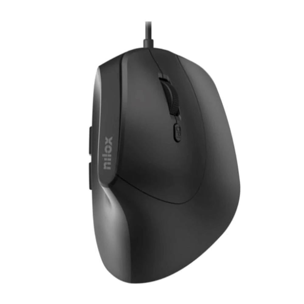Ratón Vertical Nilox MOUSB3013 con 3600 DPI y 6 Botones