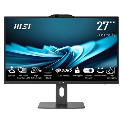 Ordenador Todo en Uno MSI AP272P-483ES i5-14400, 8GB, 512GB SSD, Pantalla 27" FHD