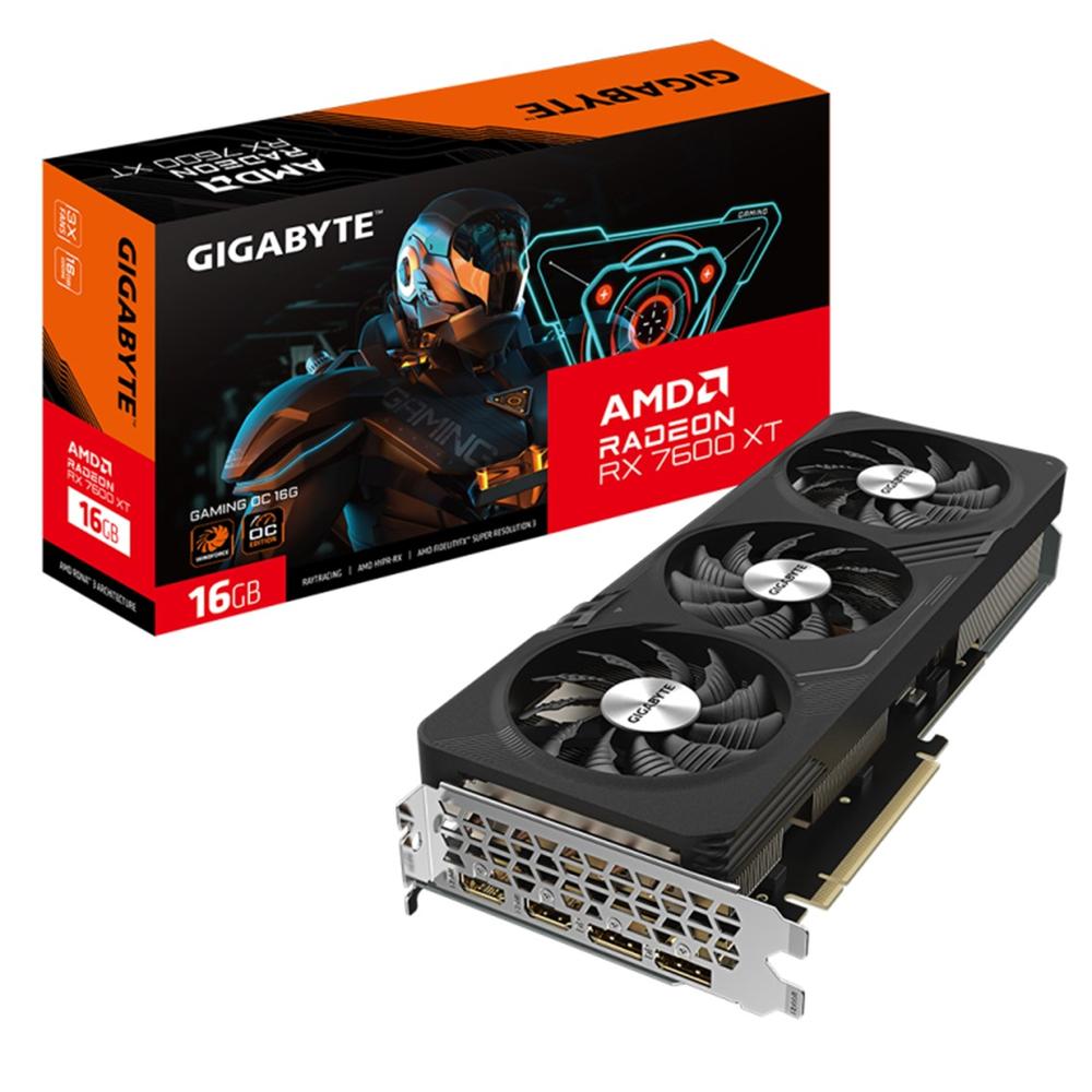 Tarjeta Gráfica Gigabyte Radeon RX 7600 XT Gaming OC 16GB GDDR6