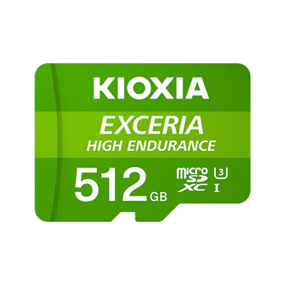 Tarjeta Micro SD Kioxia Exceria 512GB High Endurance UHS-I C10 con Adaptador