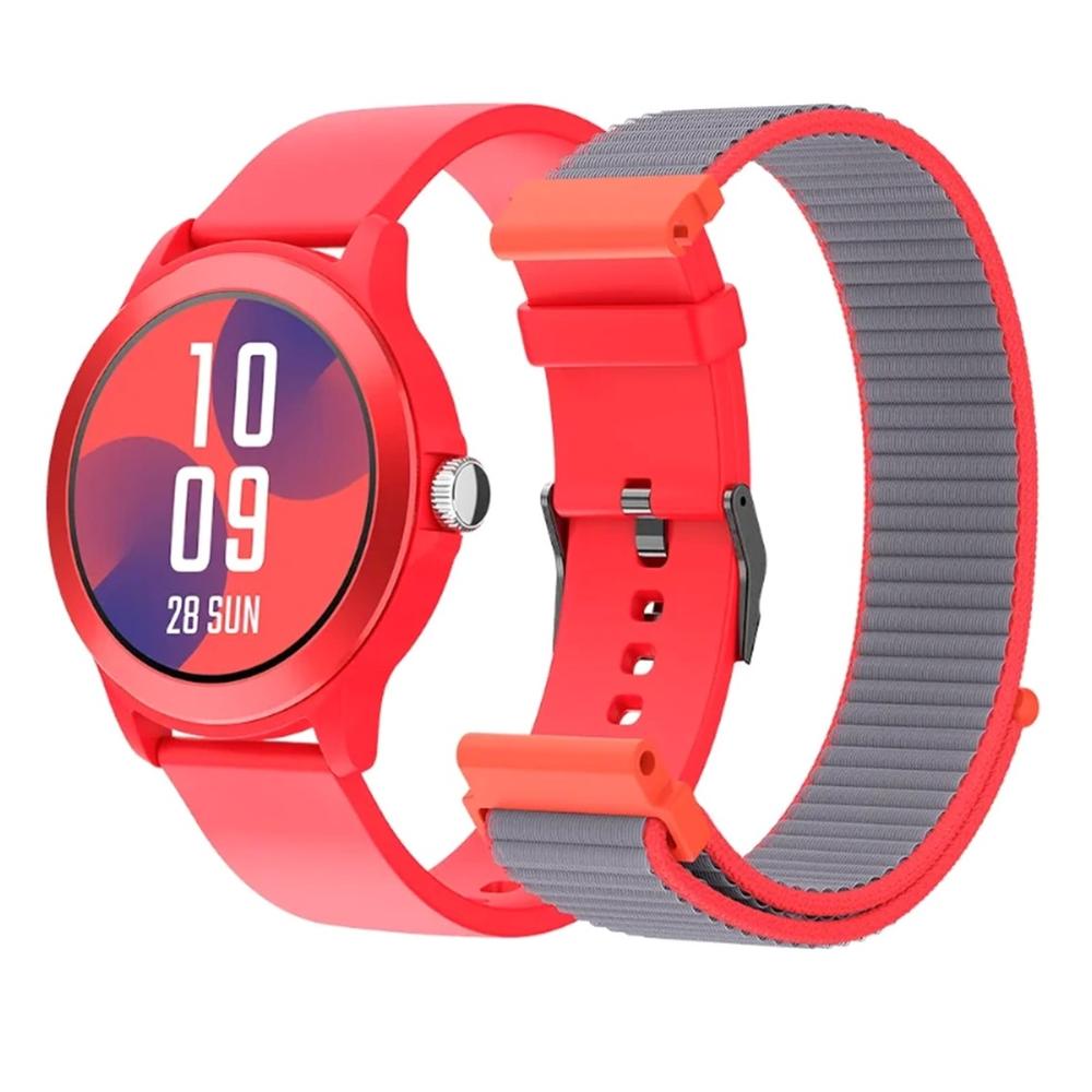 Smartwatch SPC Smartee Duo Vivo 1,27" Rojo con Correa Extra